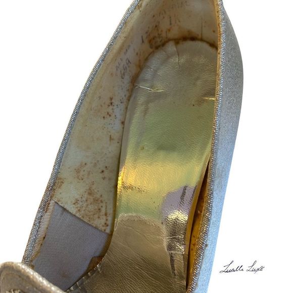 Vintage Balenciaga silver pump in box - Picture 7 of 15